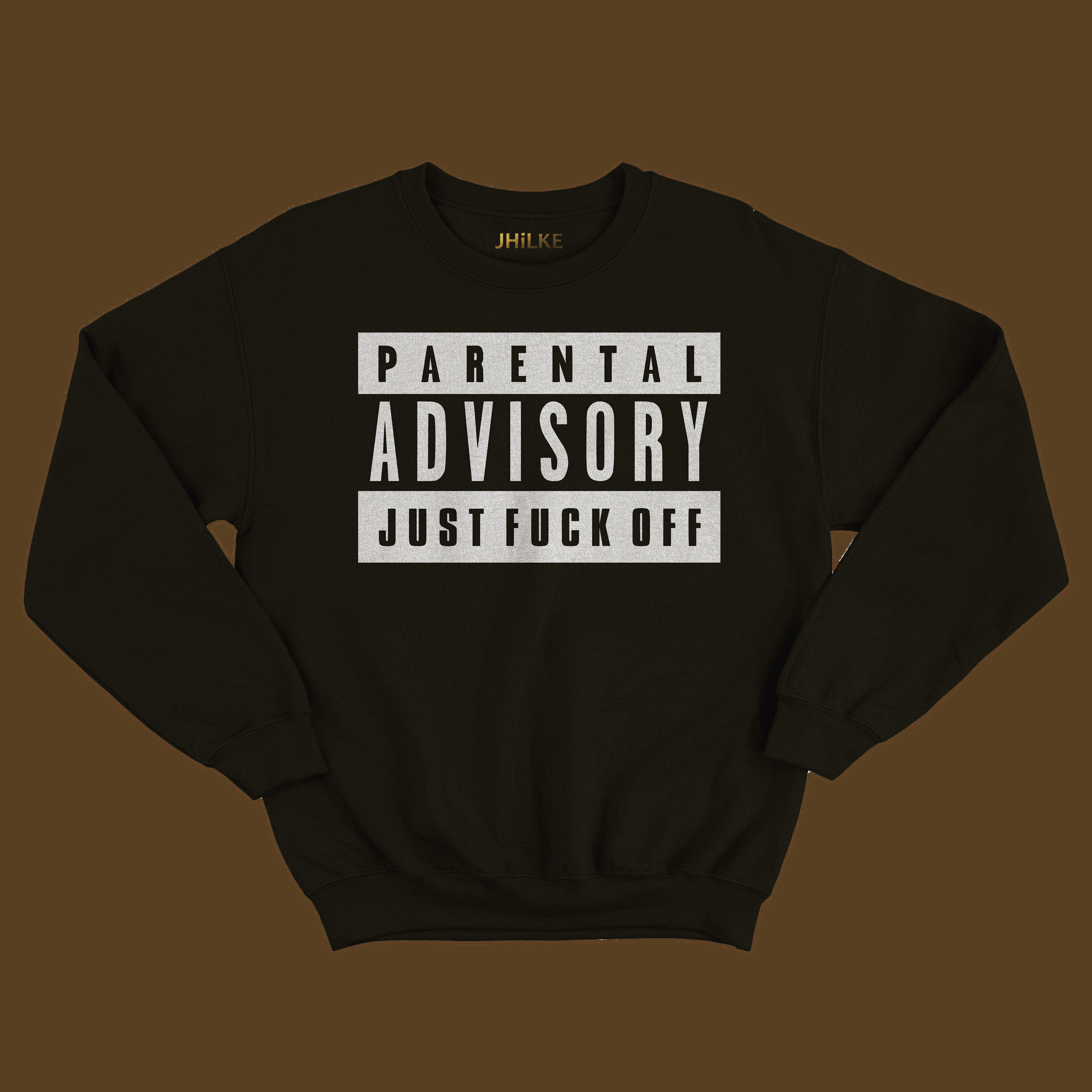 parental advisory crewneck