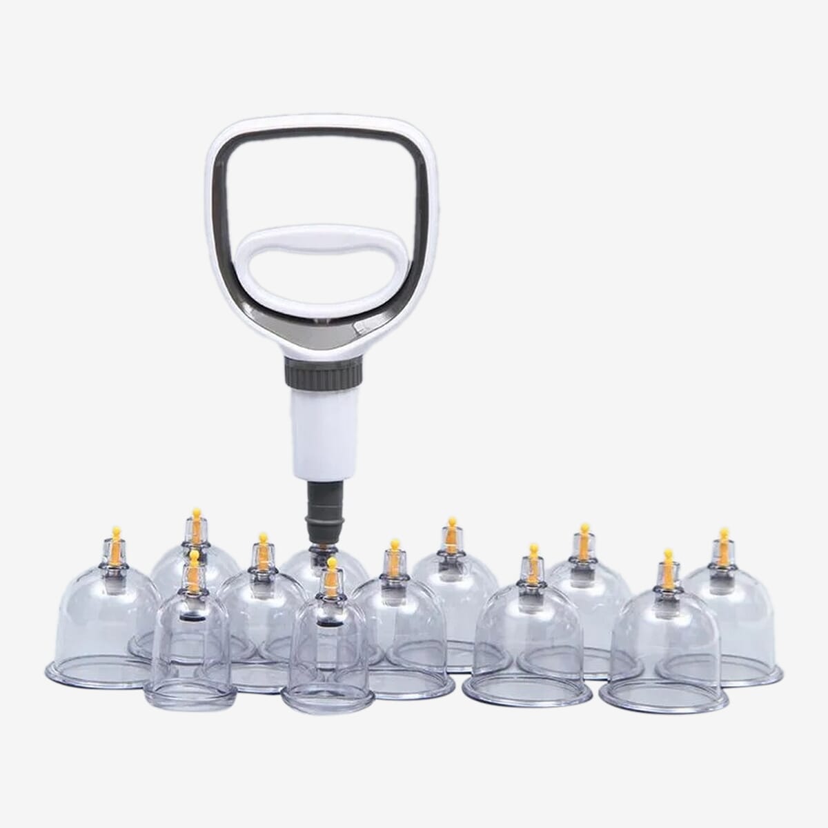 12 pcs Professional Acupoint Cupping Set, Acupuncture Cupping Therapy Kit,Vacuum Magnetic Pump Cellulite Cupping Massage Kit