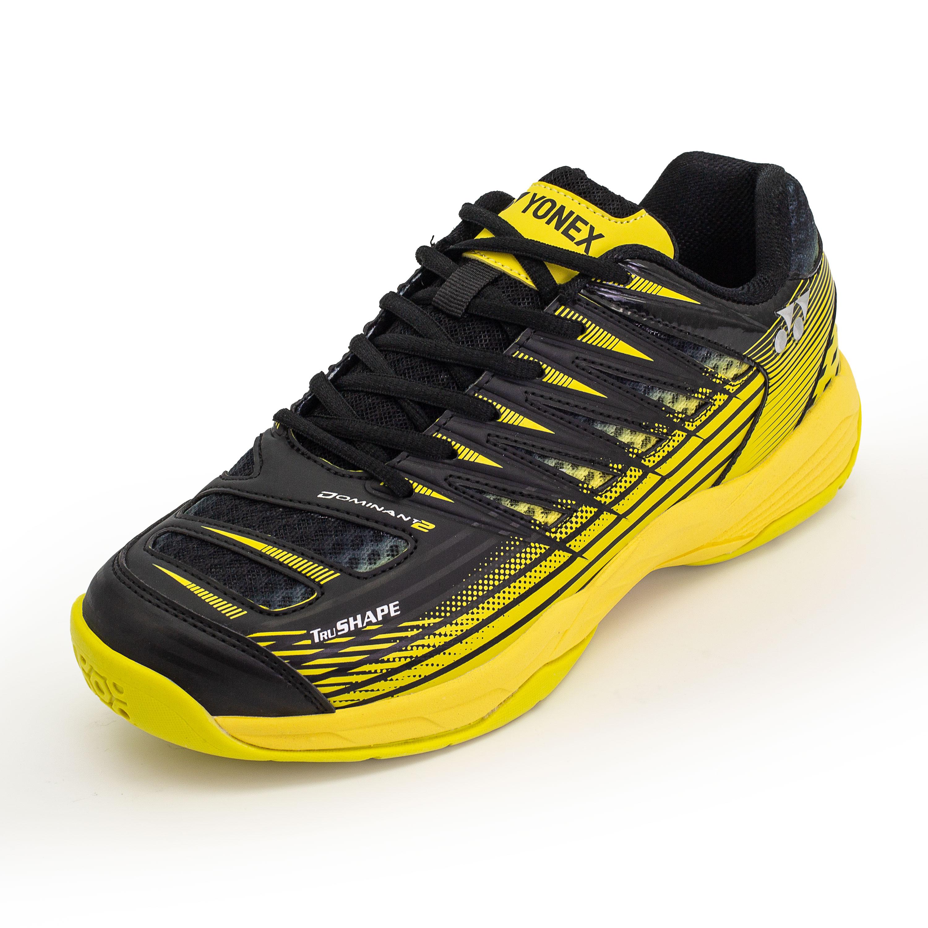 Adidas bt feather badminton hotsell shoes (black/yellow)