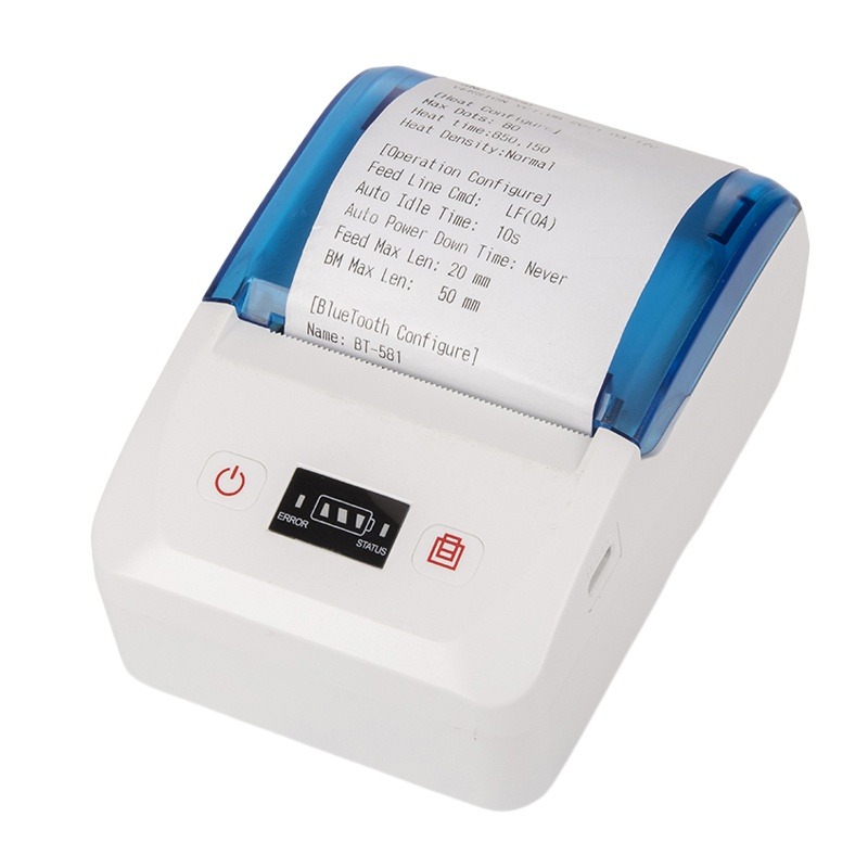 Wireless Inkless Thermal Printer 58 MM Thermal Receipt Printer ...