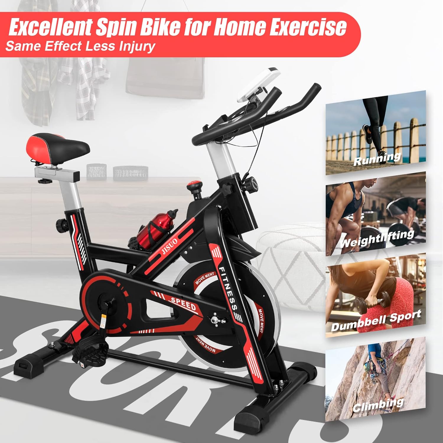 Indoor Cycling Bikes 125 kg Load Exercise Bicycle Stationary