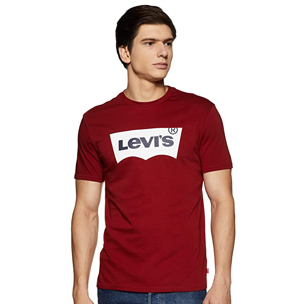 Maroon Graphic Printed Crewneck Tee 