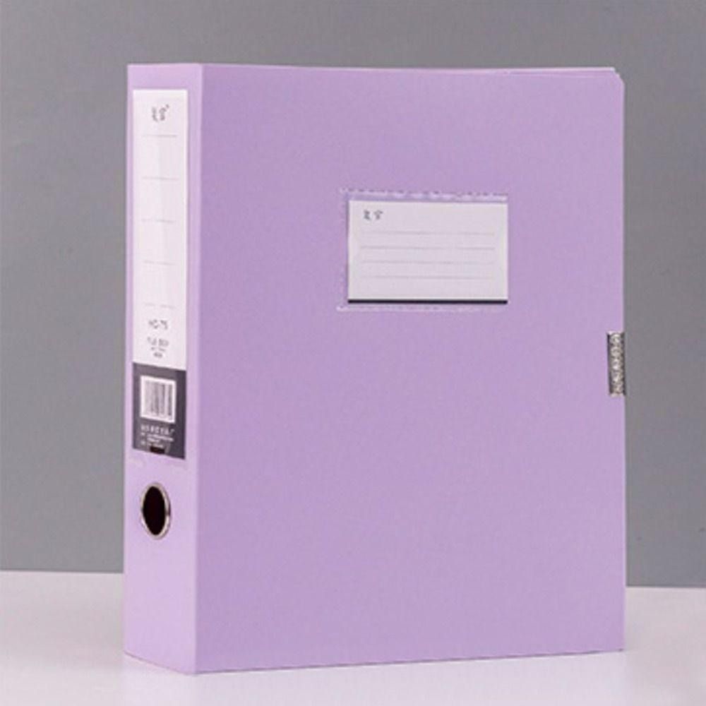 File Box Large Label New Multifunctional Document Storage Box File Box Large Capacity A4 ...