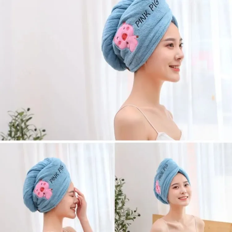 Magic quick outlet dry hair hat