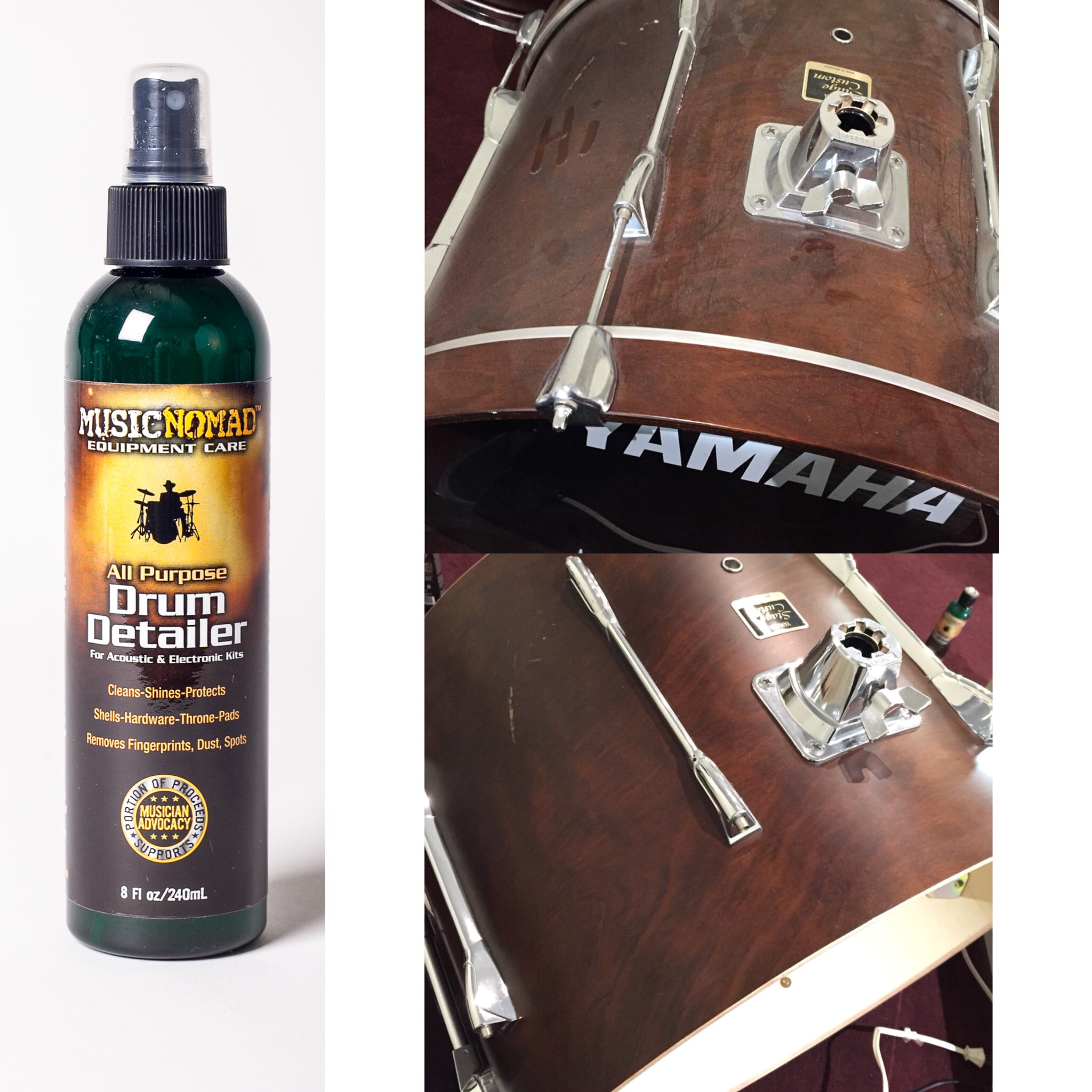 Music Nomad Premium Drum Detailer & Polish 8 oz - MN110