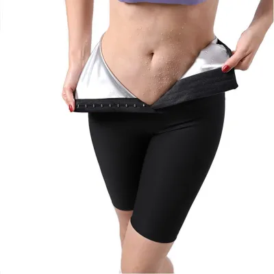 Sweat Sauna Effect Slimming Pants Fitness Short Shapewear Workout Gym  Leggings Fitness Pants