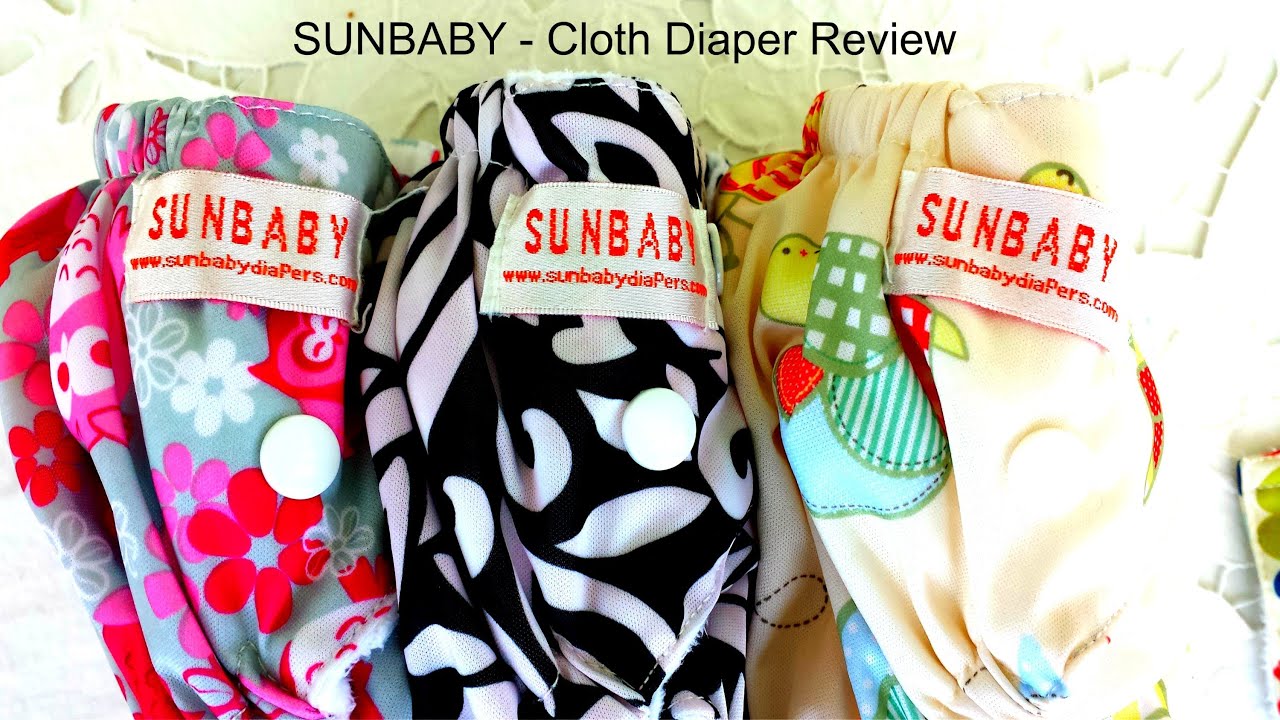 KidsSansar SunBaby Brand Washable Waterproof Cloth Diapers Set
