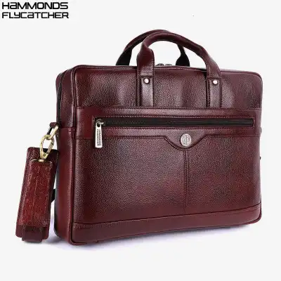 Hammonds flycatcher genuine leather 13 inch messenger clearance bag