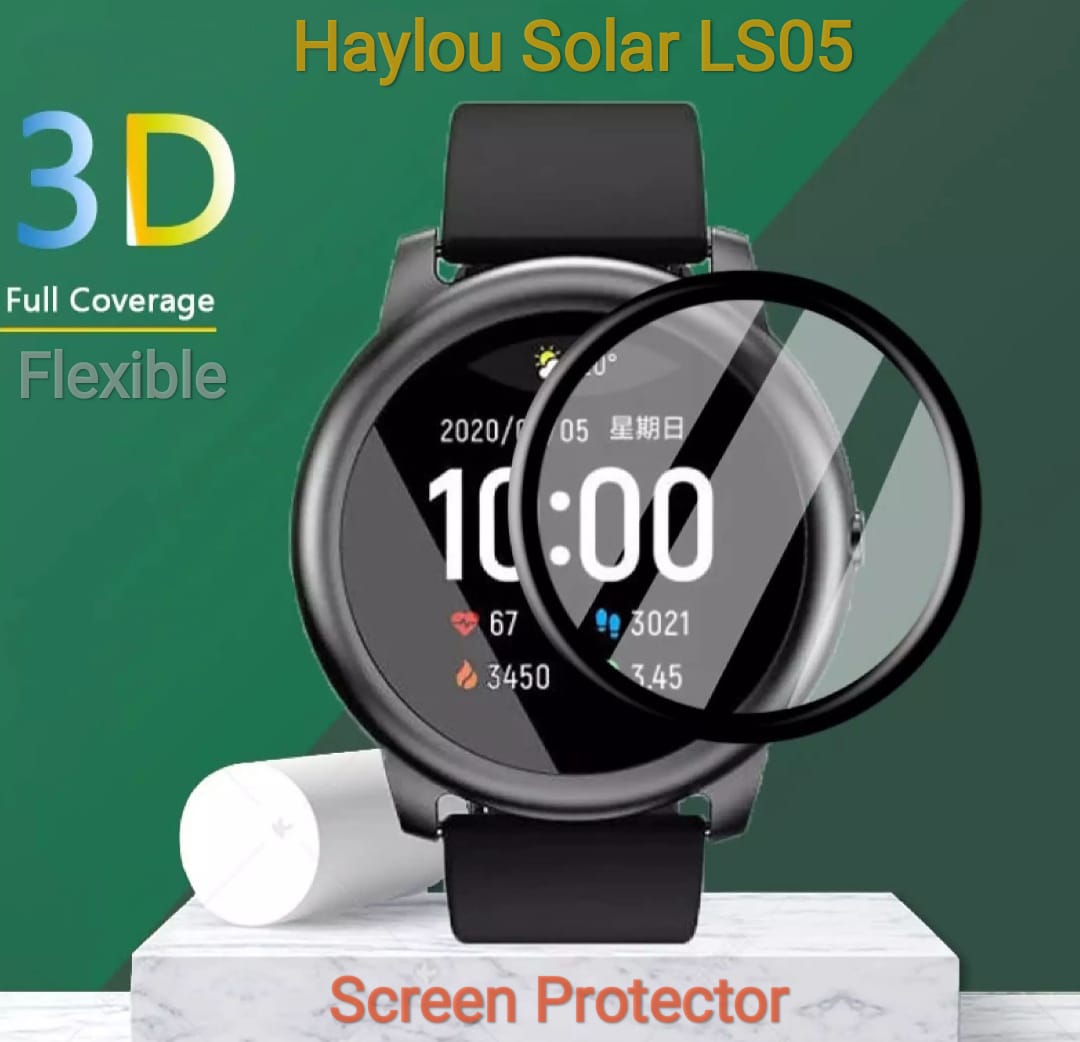 Tempered Glass Screen Protector For Haylou Solar Ls05 Smart Watch