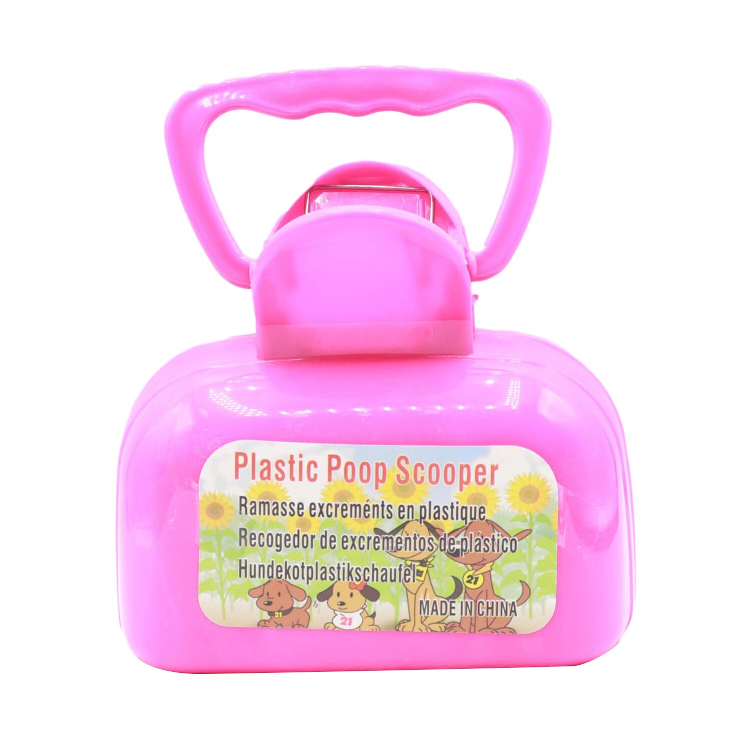 Plastic pooper outlet scooper