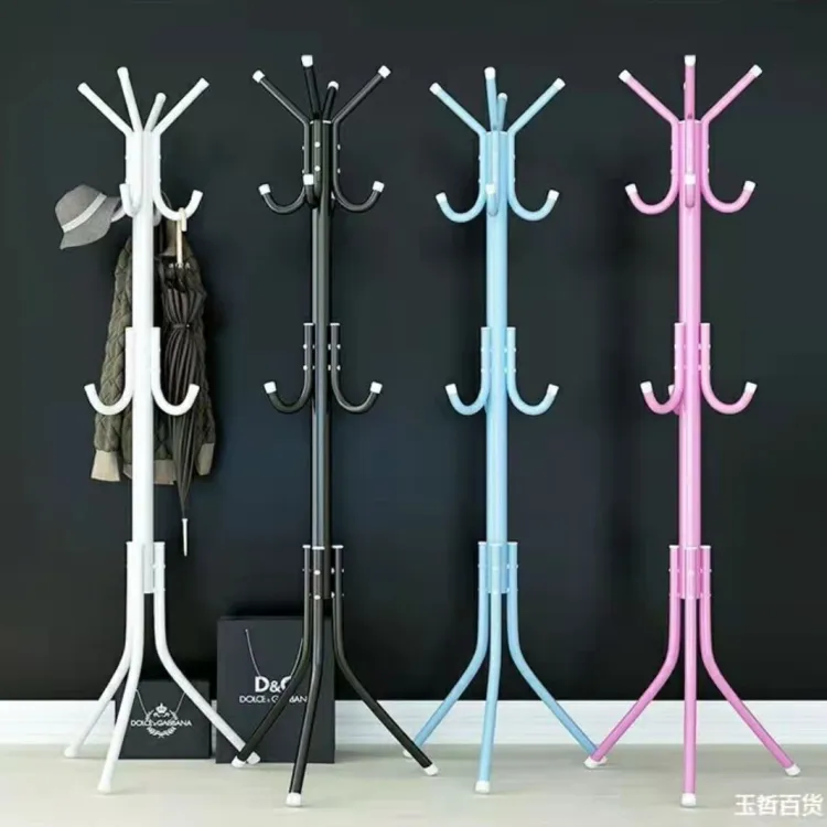 Tree Coat Clothes Hanger Stand with 12 hooks Single Pole Design (Requires  Self Assembly) - Clothes Hangers 