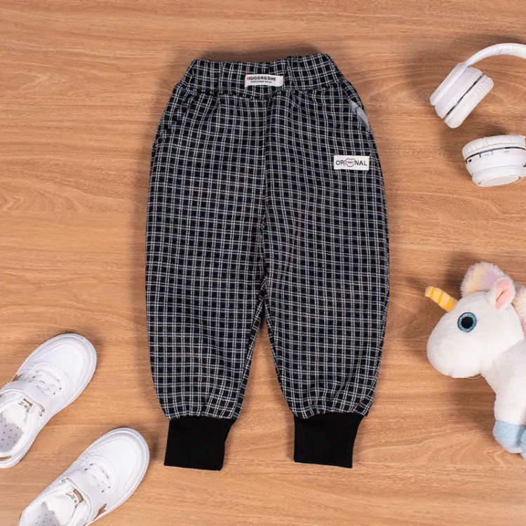 Baby boy best sale black jogger pants