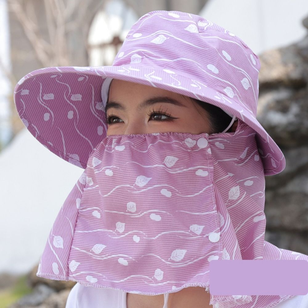 Sun Protection Women Sun Hat Casual Face Mask Neckline Mask Cover Face