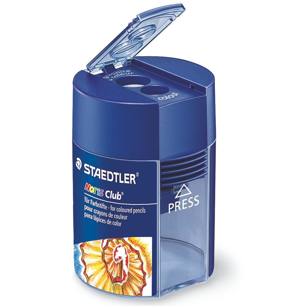 Staedtler 512 002 Noris Club DoubleHole Tub Sharpener