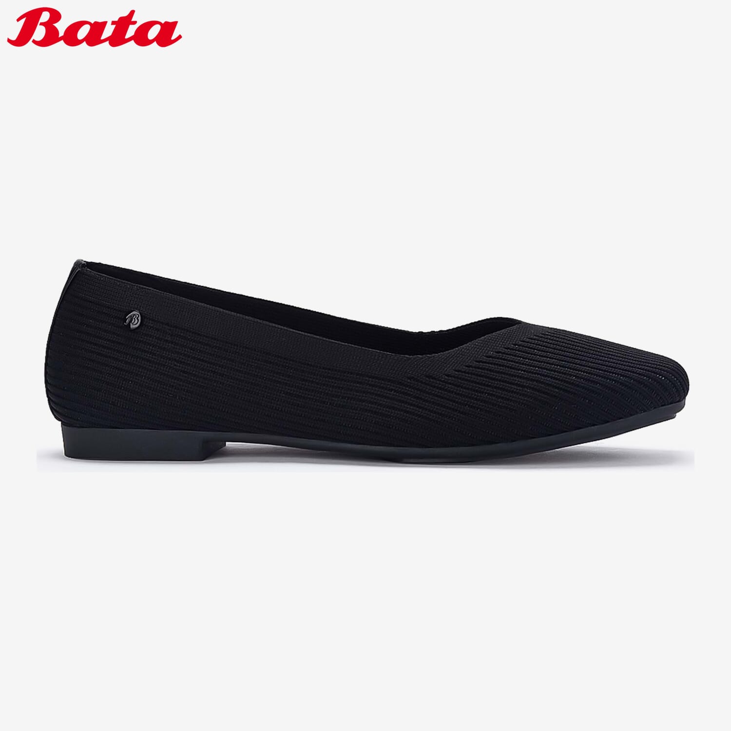 BATA Ladies Black Flats 5516327