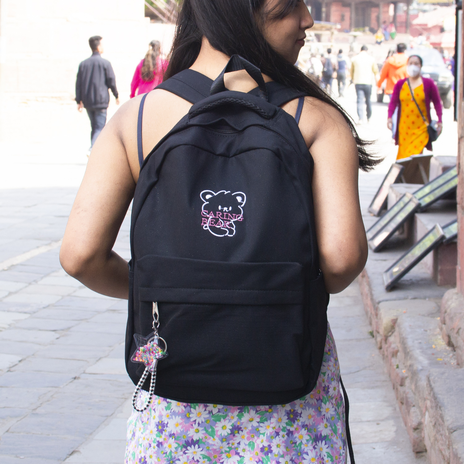 Korean Style Shoulder Women School/College Waterproof Nylon Casual Backpack By Bajrang