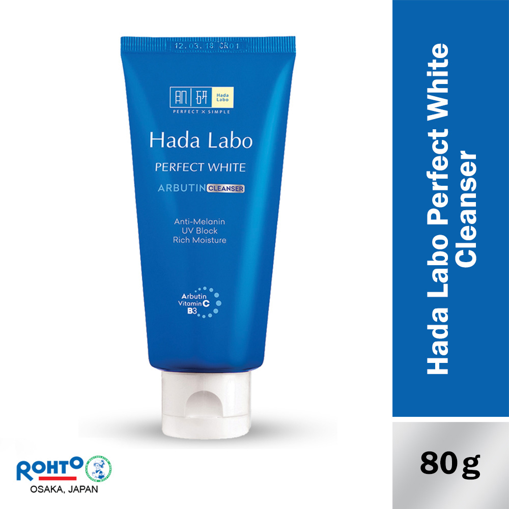 hada labo perfect white cleanser