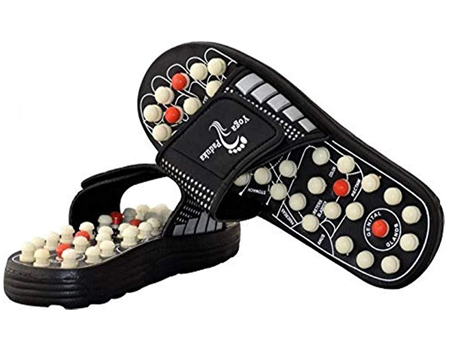 acupressure magnetic therapy yoga paduka slippers