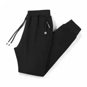 Black Tide Loose Fit Baggy Workout Gym Sweat Pants With Two Front Pockets  For Men And Women