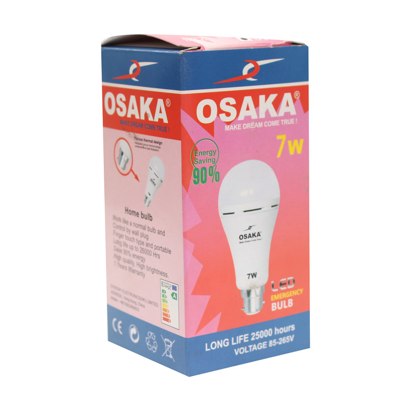 Osaka 7W LED Emergency Light Bulb | Daraz.com.np