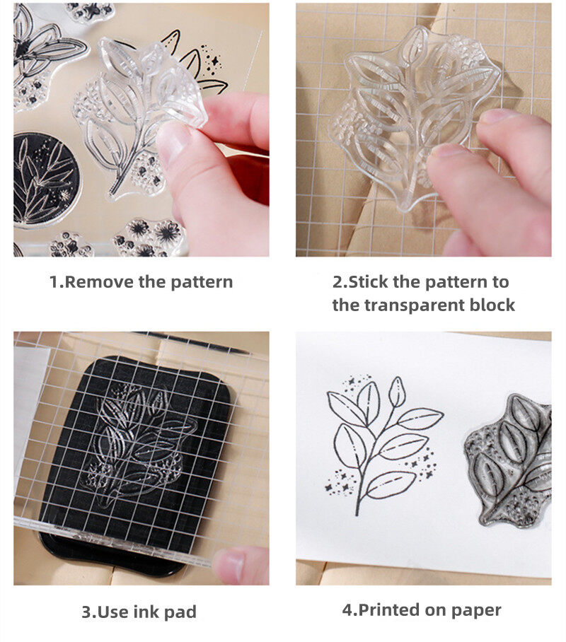 CRASPIRE Easter Clear Stamps For Card Making, Bunny Rabbit Butterfly Spring Rose Flower Clear Stamps Rubber Scrapbooking Stamps For Card Making DIY