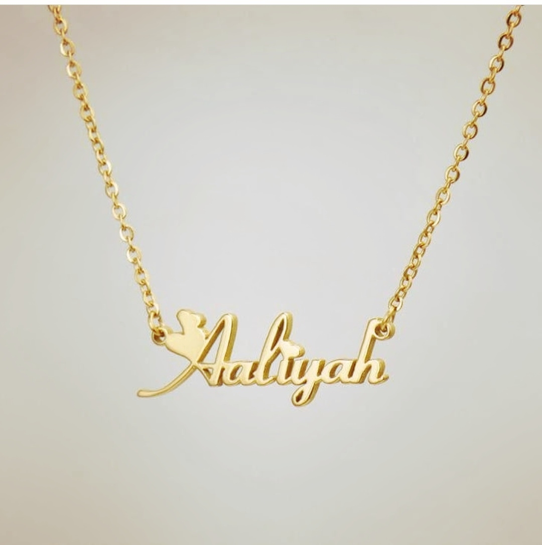 Panchadhatu Name Craved Chain And 