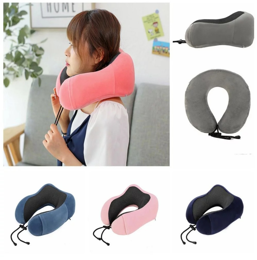Memory Foam Travel Neck Pillow