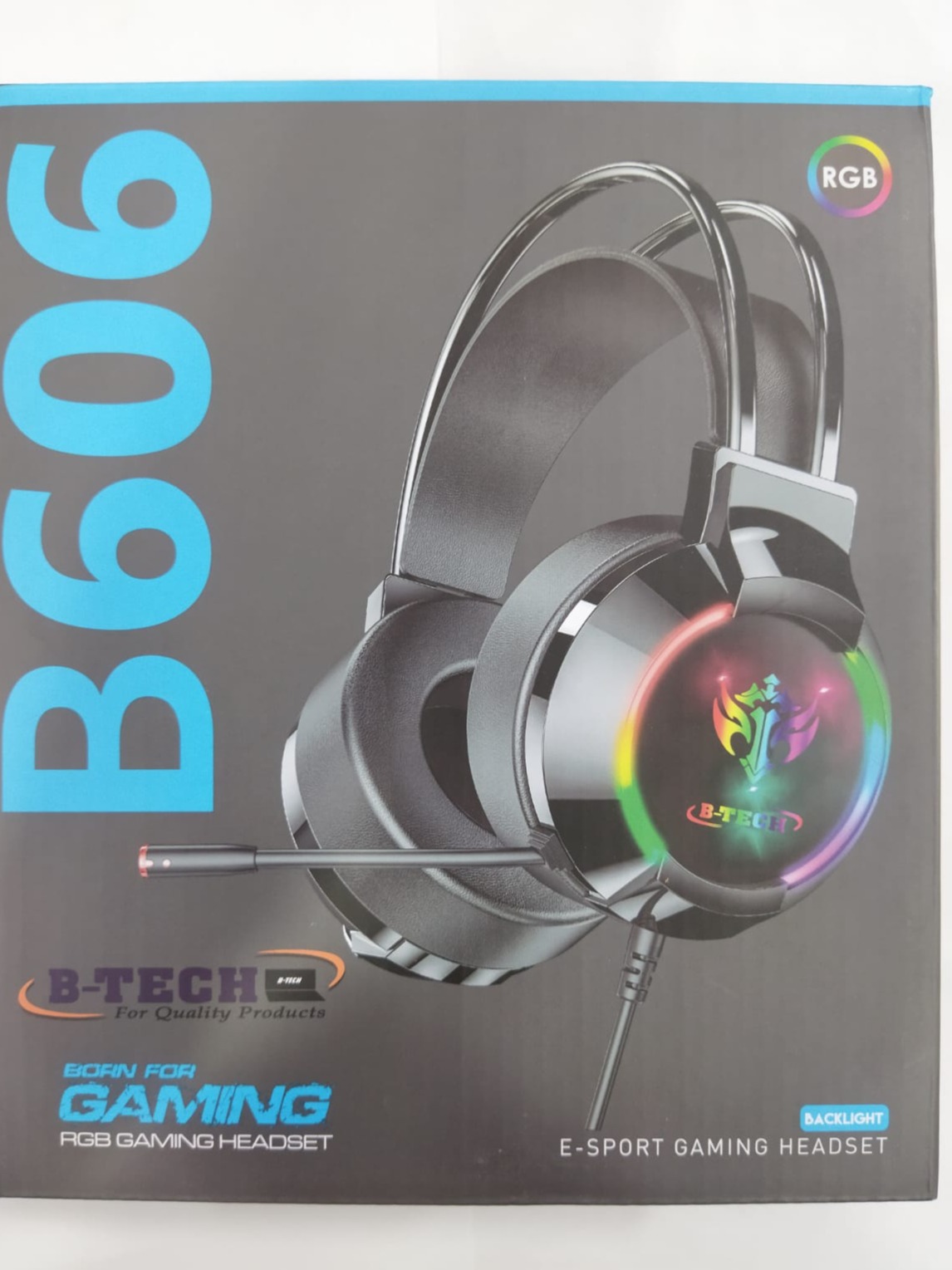 B606 B - Tech | Bron for Gaming RGB Gaming Headset | Backlight E ...