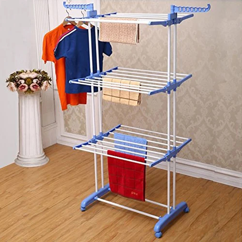 Heavy Duty Stainless Steel Double Pole Foldable Cloth Dryer