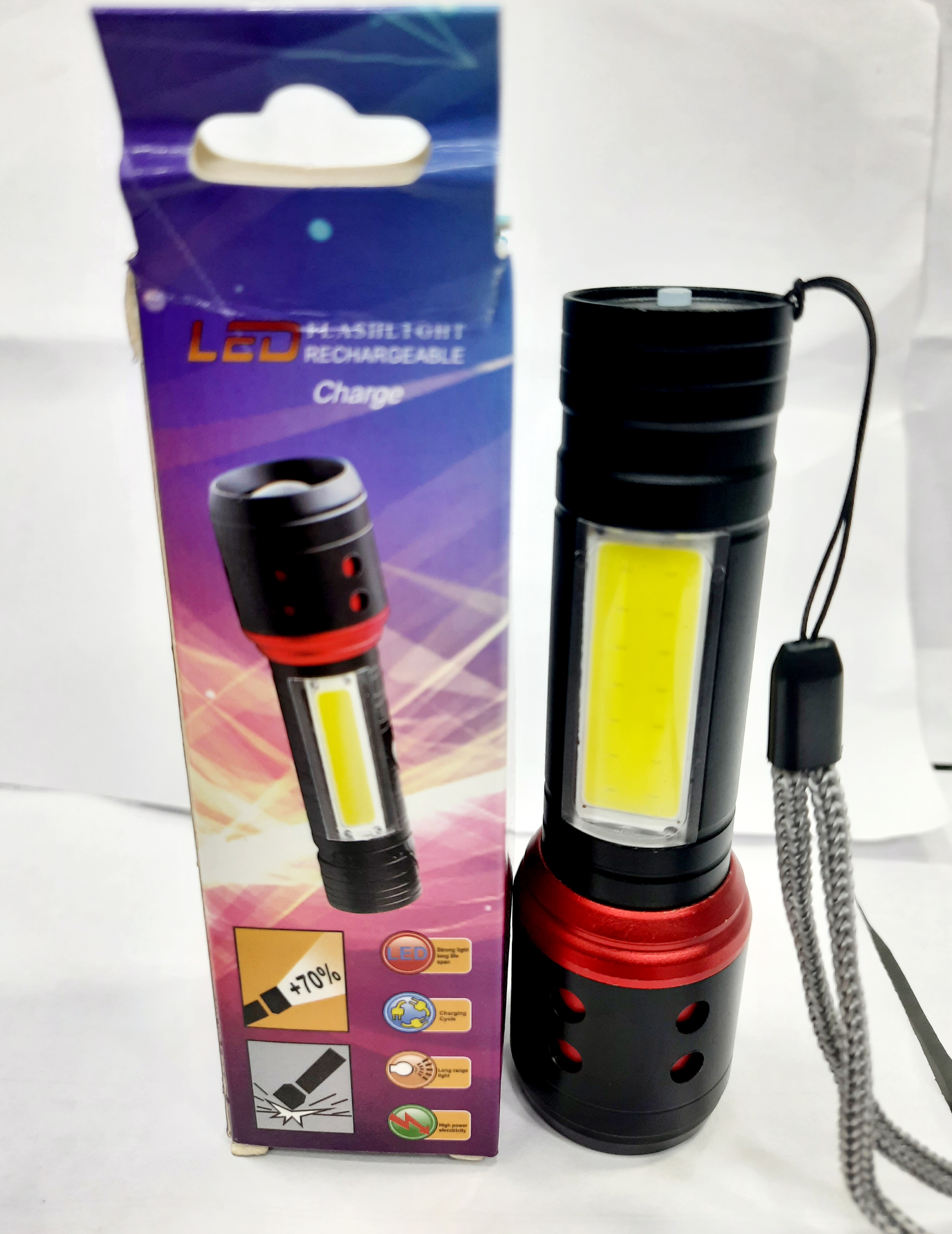 LED Rechargeable flashlight | Daraz.com.np