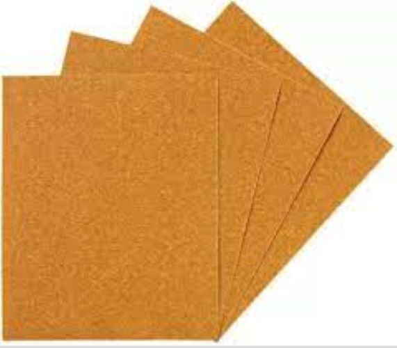 10 Pieces of Big Size High Grade Basic Flint Sand Paper | Sanding Paper ...