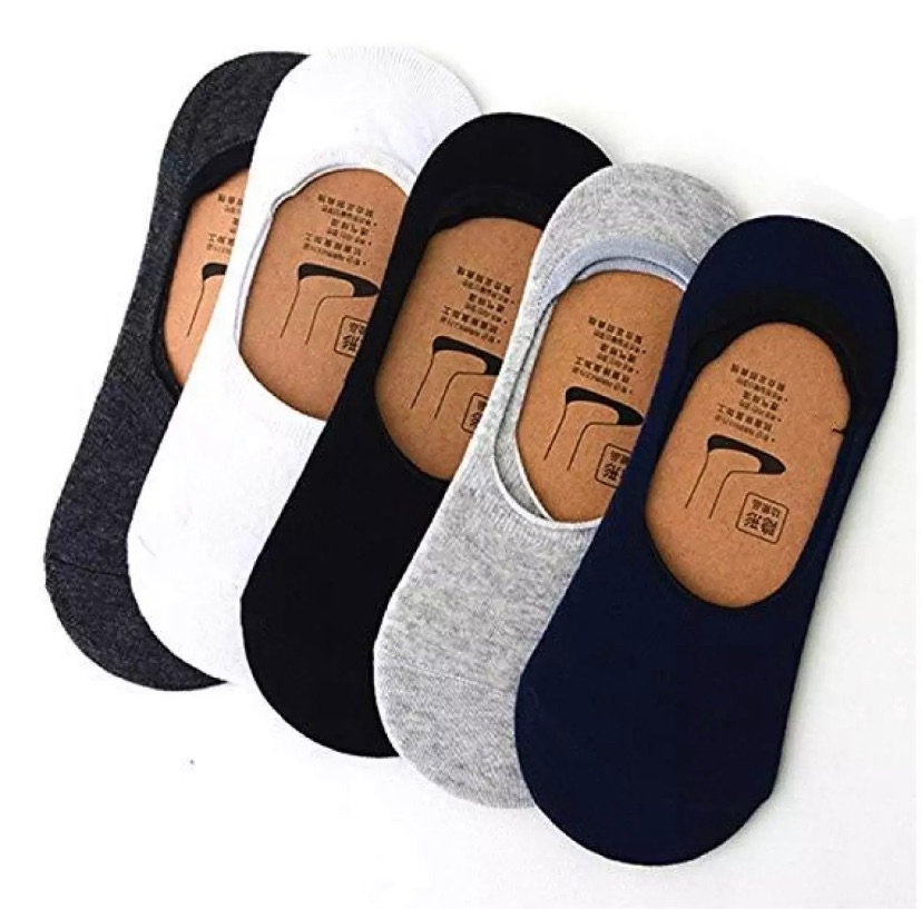 Combo Of 5 Cotton Loafer Socks (Unisex)