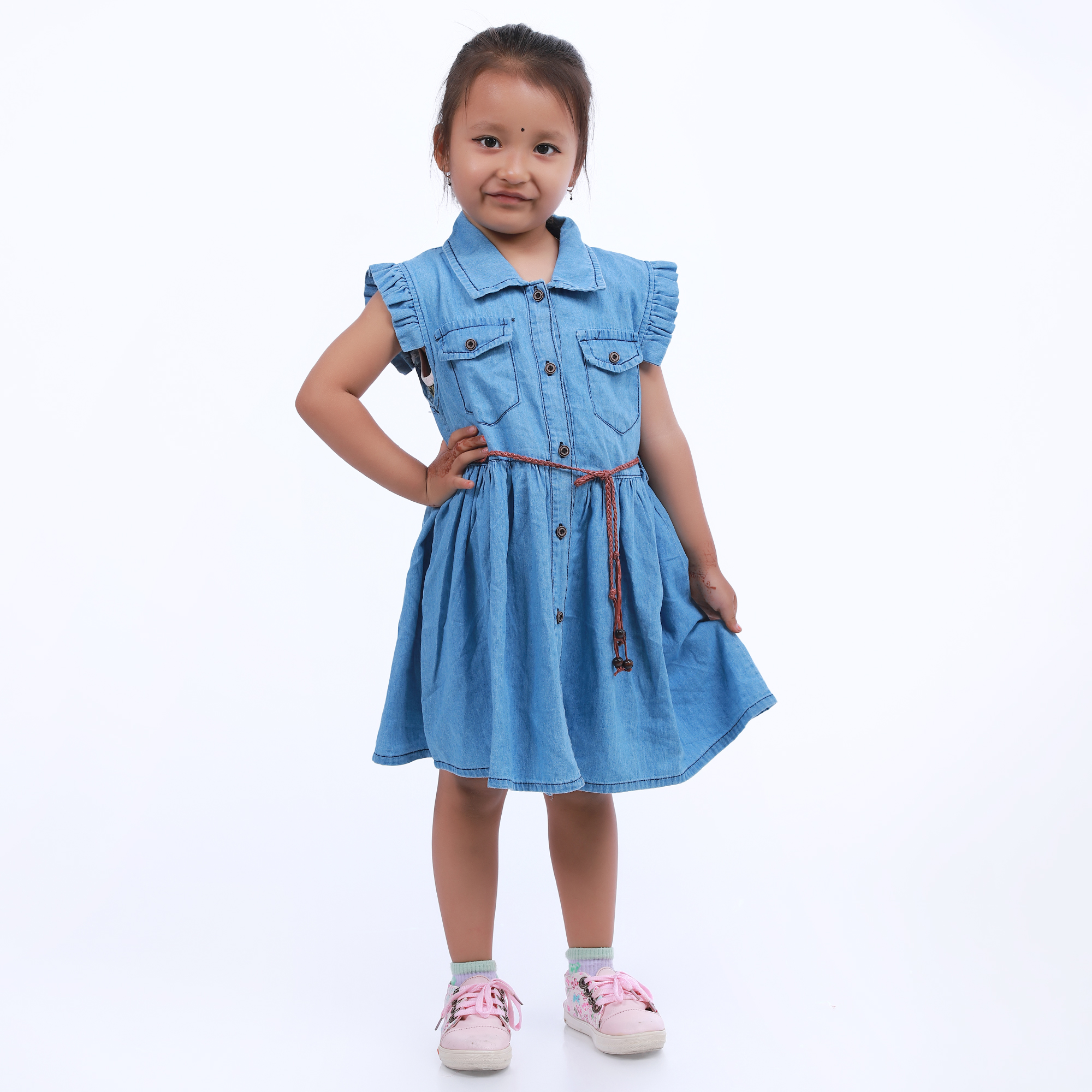 Jeans One Piece Baby Girls Dress Daraz .np