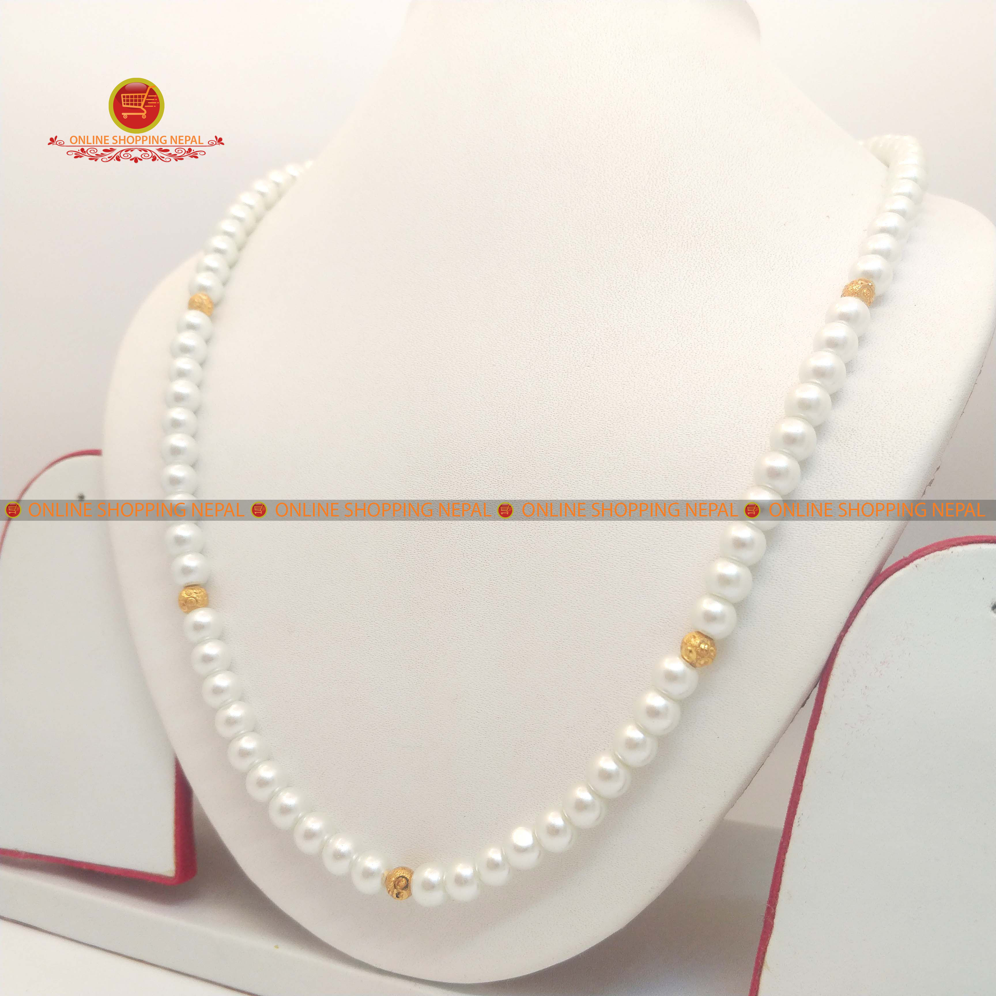 Single Moti Mala For Women: Buy Online 
