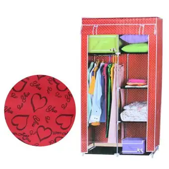 Hewei Kw99 Printed Dotted Colorful Wardrobe Organiser Color May