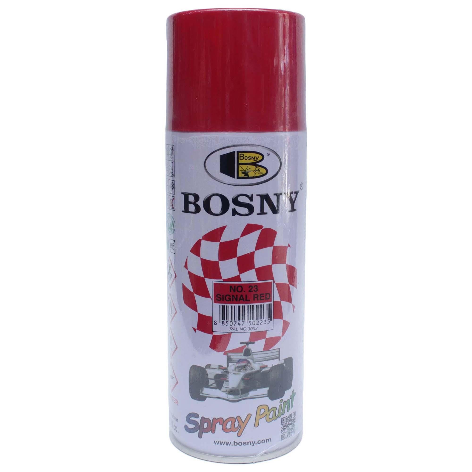 Bosny Spray Paint, 300g, Signal Red