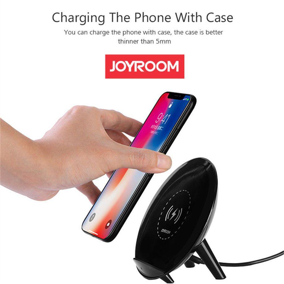 Desktop Bracket Qi Wireless Charger For Smartphones JR-K10 Black