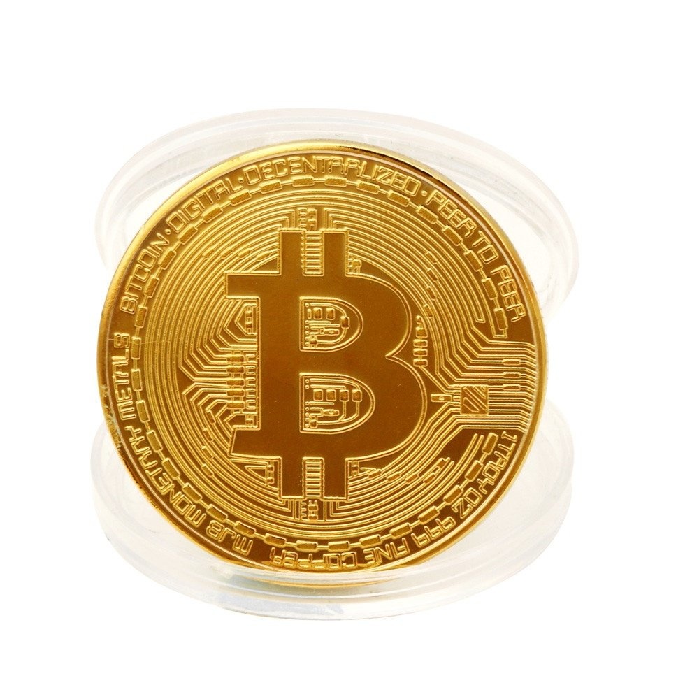 1X Gold/Sliver Plated Bitcoin Coin Collectible Gift BTC Coin Art Collection  Physical | Daraz.com.np