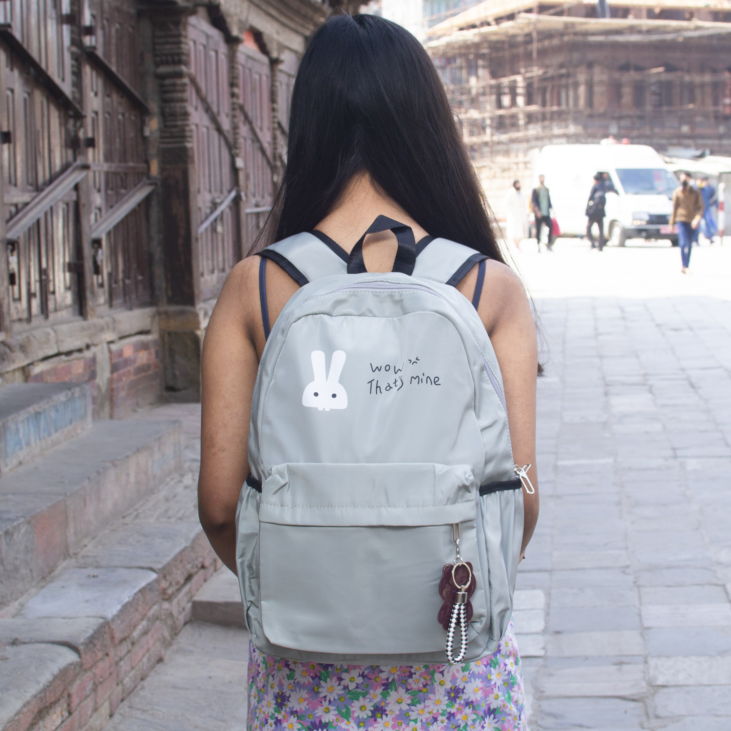 Korean Style Shoulder Women School/College Waterproof Nylon Casual Backpack By Bajrang
