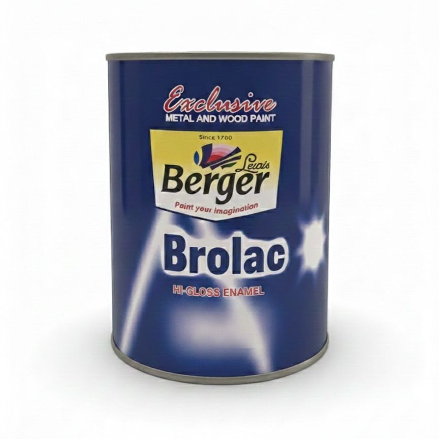Berger Brolac Hi-Gloss Enamel For Wood and Metal ( Leaf Brown ) | Daraz ...
