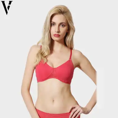 Van Heusen Women's Non-padded Non-wired Coral Full Coverage Seamless  Antibacterial Shaper Bra - 11001