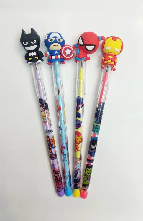 Kids Pencil Case Batman Spiderman Captain America Superhero Print