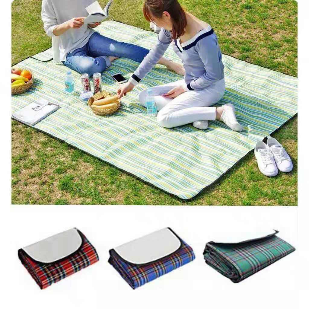2 Pieces Foldable Seat Cushion Mat Thermal Waterproof Insulated For