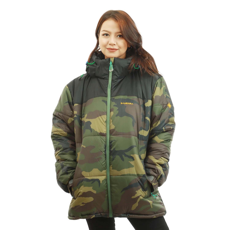 army colour winter jacket