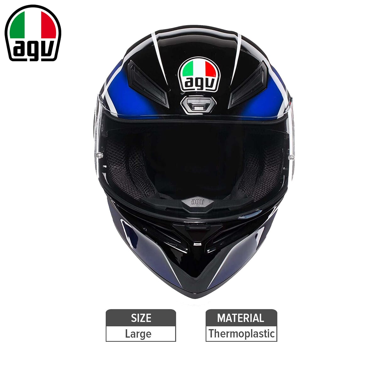 agv k1 nepal AGV K1 Qualify Blue/Black Helmet