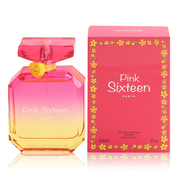 Glenn Perri Pink Sixteen Paris Eau De Parfum Natural Spray For Women 90ml