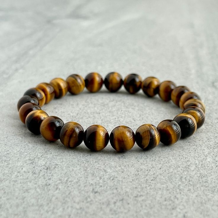 Buy Green Tiger Eye Bracelet - 8 MM (Protection and Grounding) Online in  India - Crystal Divine