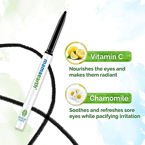 Mamaearth Charcoal Black Long Stay Kajal with Vitamin C & Chamomile for 11-Hour Smudge-free Stay