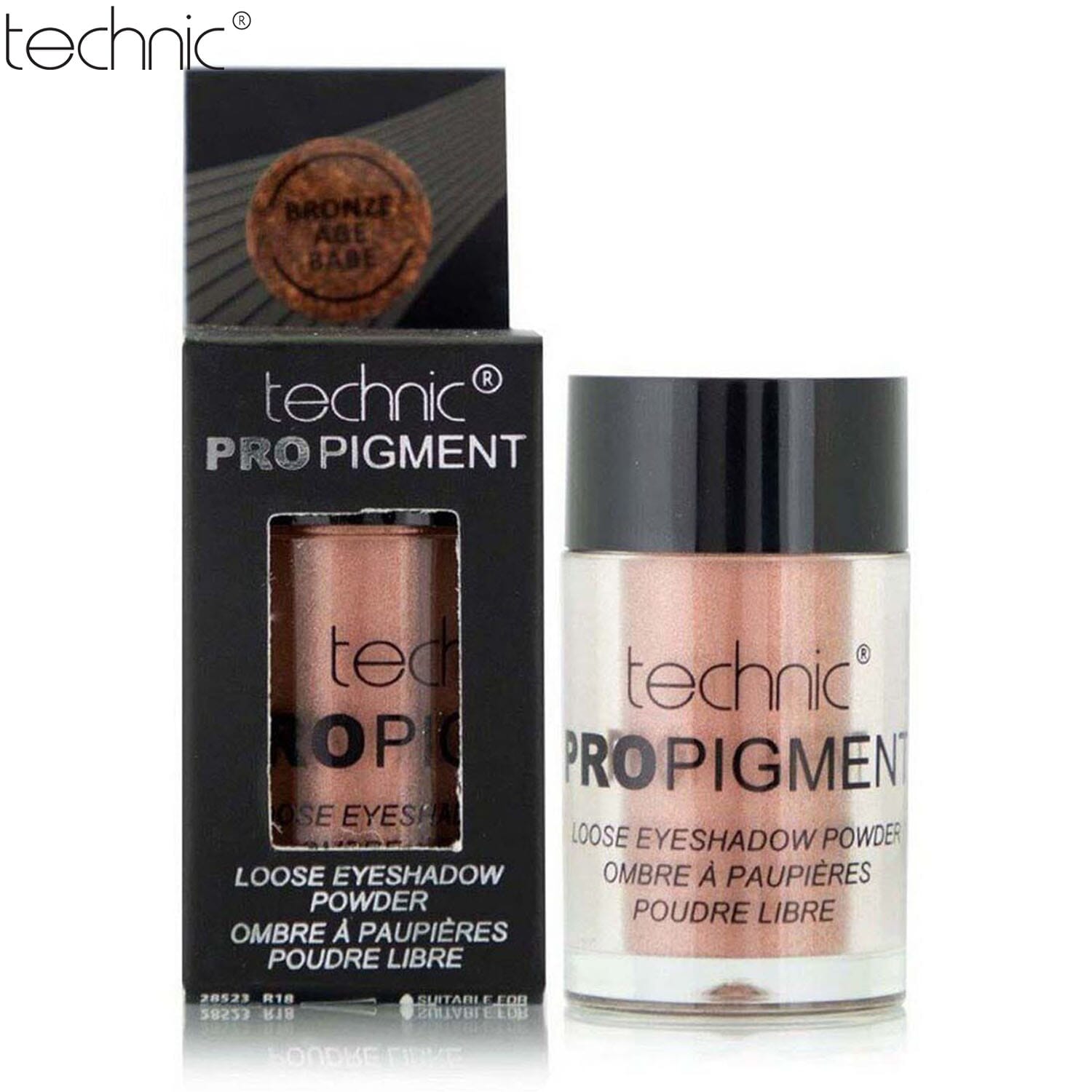 Technic Pro Pigment Loose Eye shadow Powder-Bronze Age Babe- 2gm