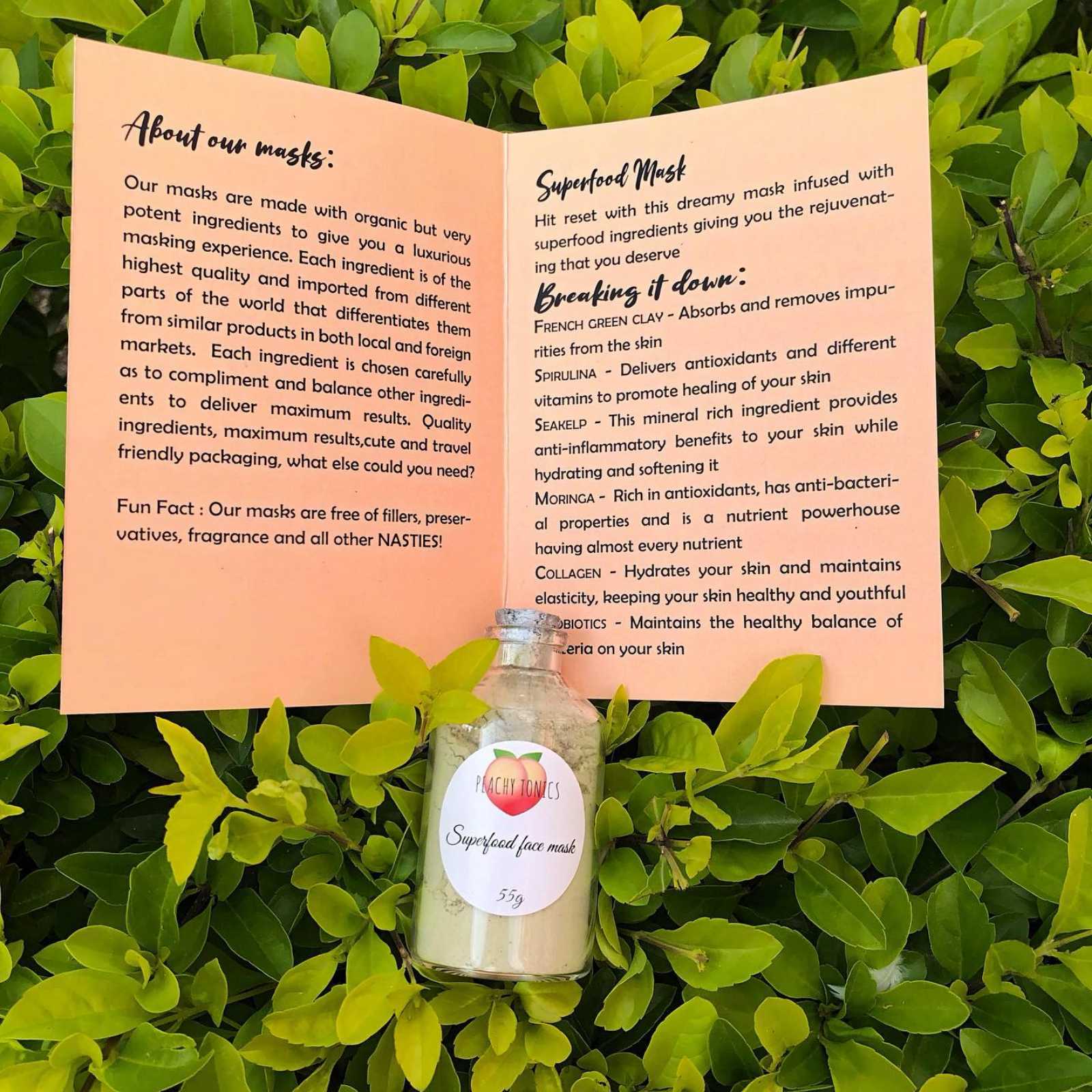 Peachytonics Superfood Mask 55g